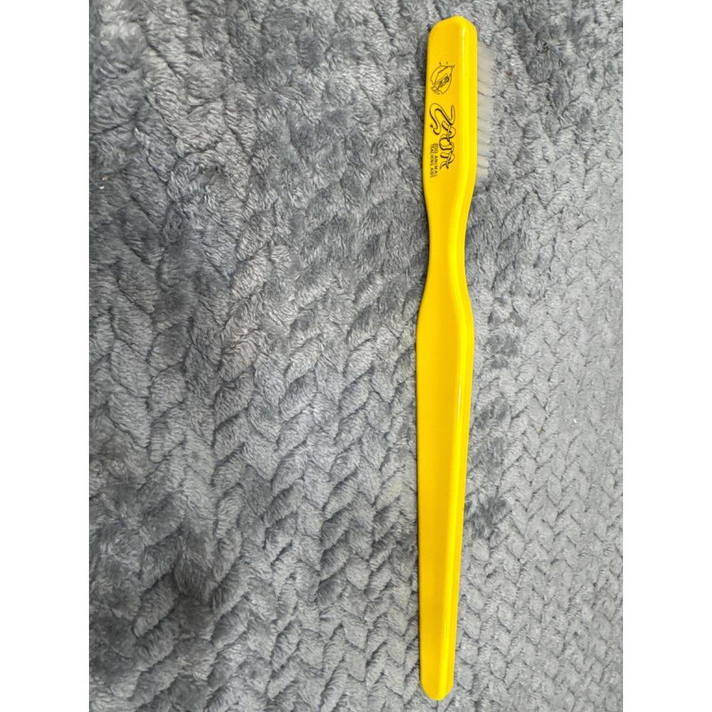 Vintage ZOO Animal Teaching Aids Yellow Utility Detailing Brush 10.5 Inch‎